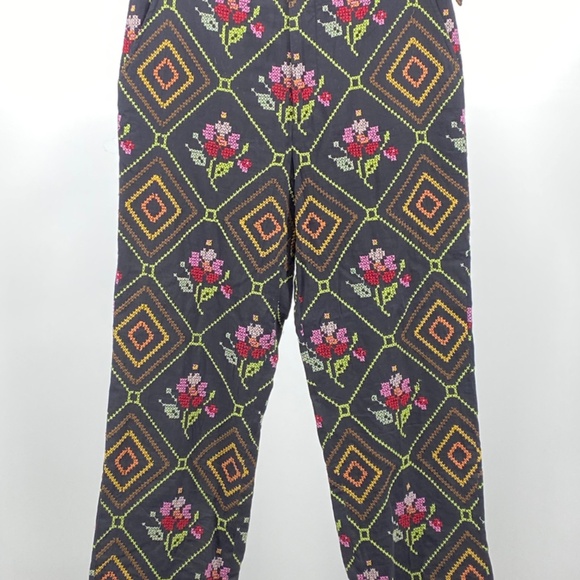 Bode Embroidered Tie Pants - Picture 2 of 5